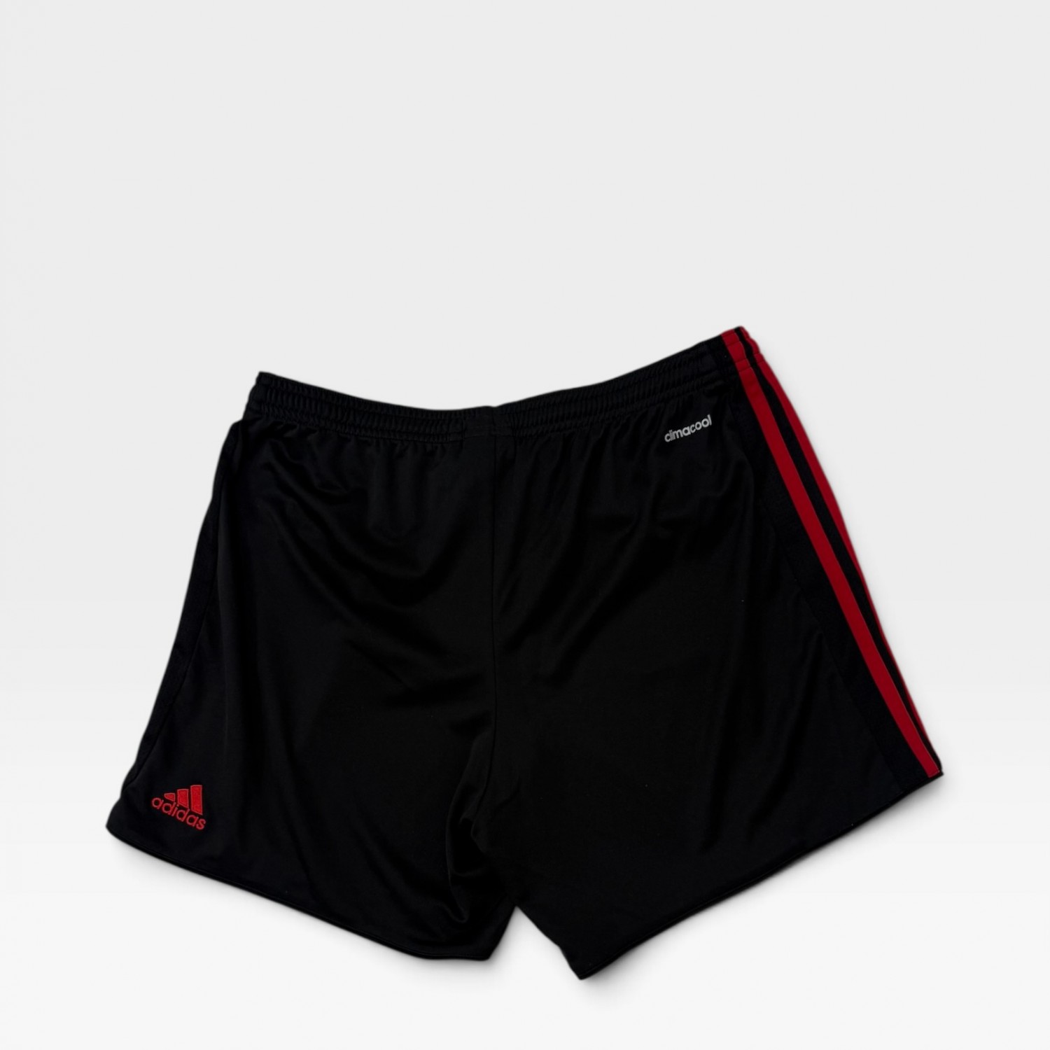 Adidas Climacool Μαύρη Αθλητική Βερμούδα με Κόκκινες Ρίγες